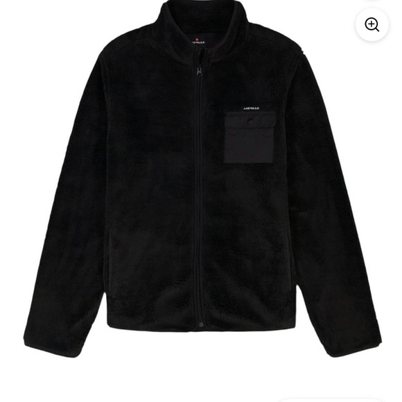 Airwalk Black Sherpa Jacket with Pocket - Picture 5 of 6